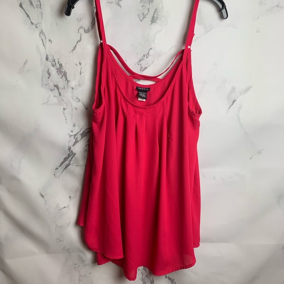 Torrid: Georgette Crisscross Back Tank Top size 2 - Picture 2 of 8